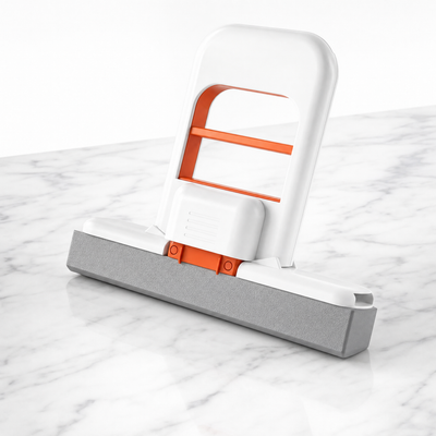Mini Foldable Mop with Squeeze-Dry Sponge