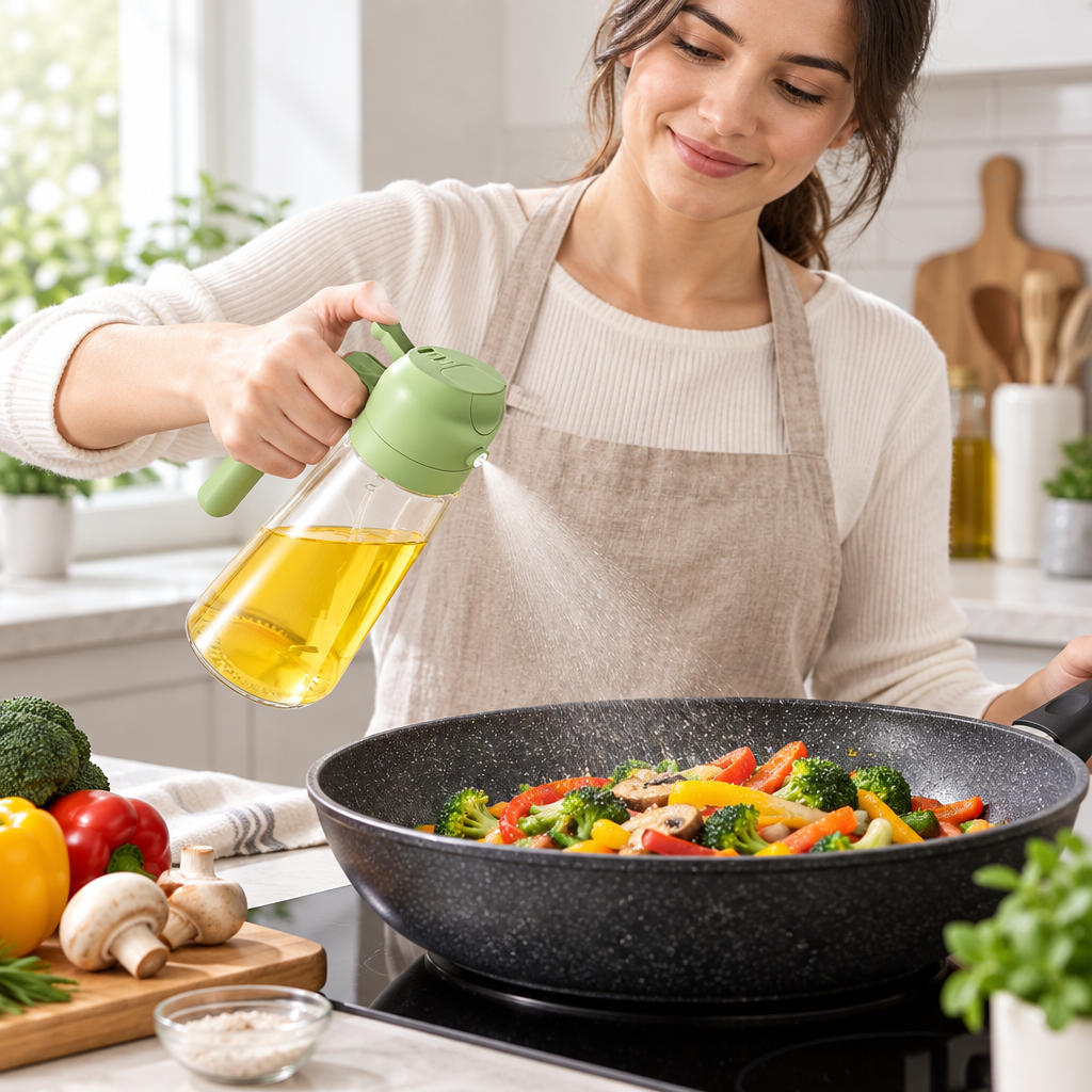 DuoPour 2-in-1 Cooking Oil Sprayer & Dispenser